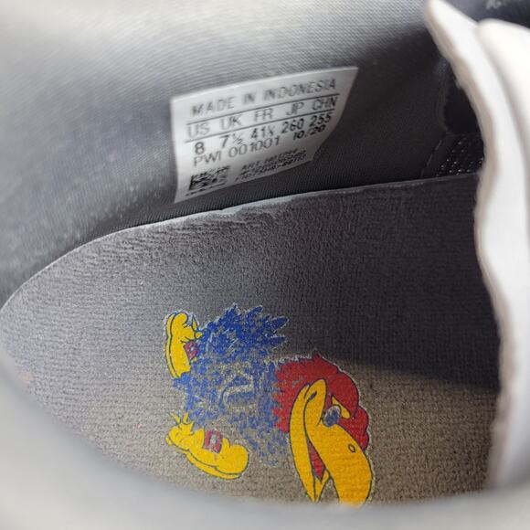 Men's Adidas Supernova Jayhawks Sneaker Size 8 Kansas Jayhawk Colab Lowtop - Picture 10 of 10